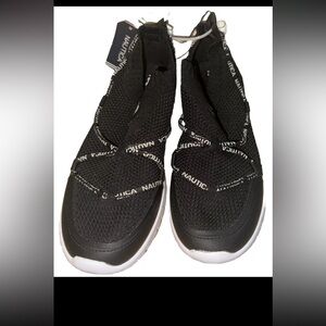 Nautica Womens Lightweight Black Running Shoes Sneakers Size 9